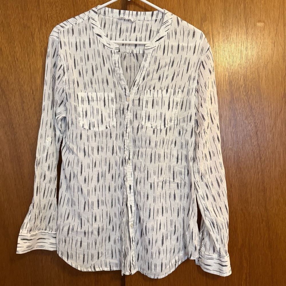 Carve Designs Black and White Striped Top
